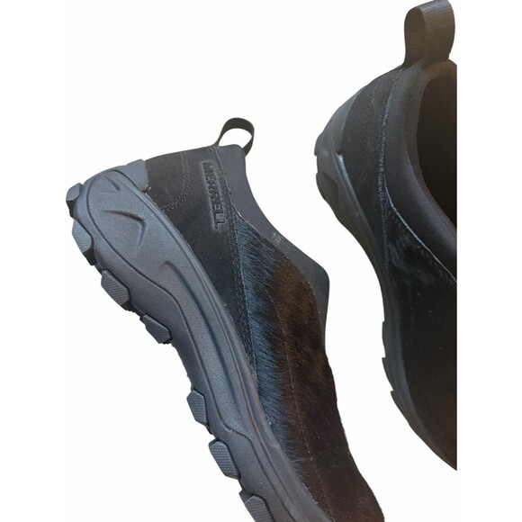 Merrell Moc 3 1TRL Slip 8 Moab Speed Gore Tex Black Trainers Calf Hair Shoe Mens main image 7